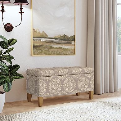 HomePop Large Decorative Storage Bench