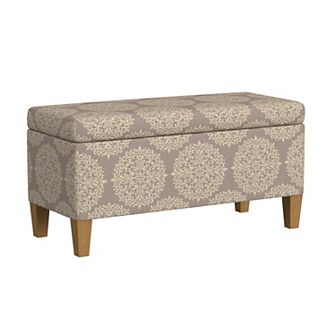 HomePop Large Decorative Storage Bench