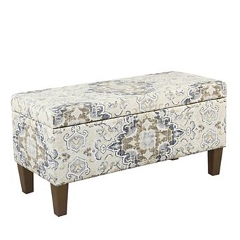 HomePop Large Decorative Storage Bench