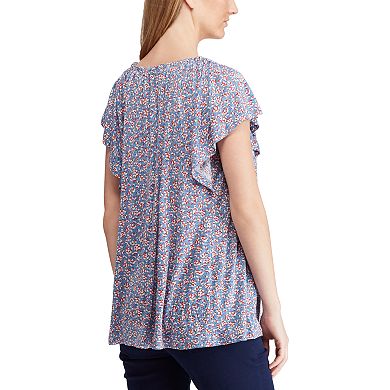 Women's Chaps Floral Peasant Tunic Top