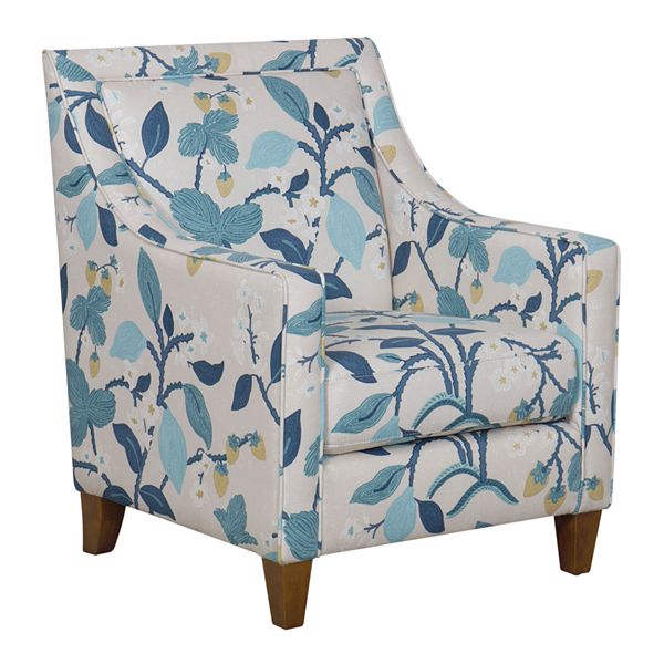 Homepop Edwin Modern Floral Accent Chair