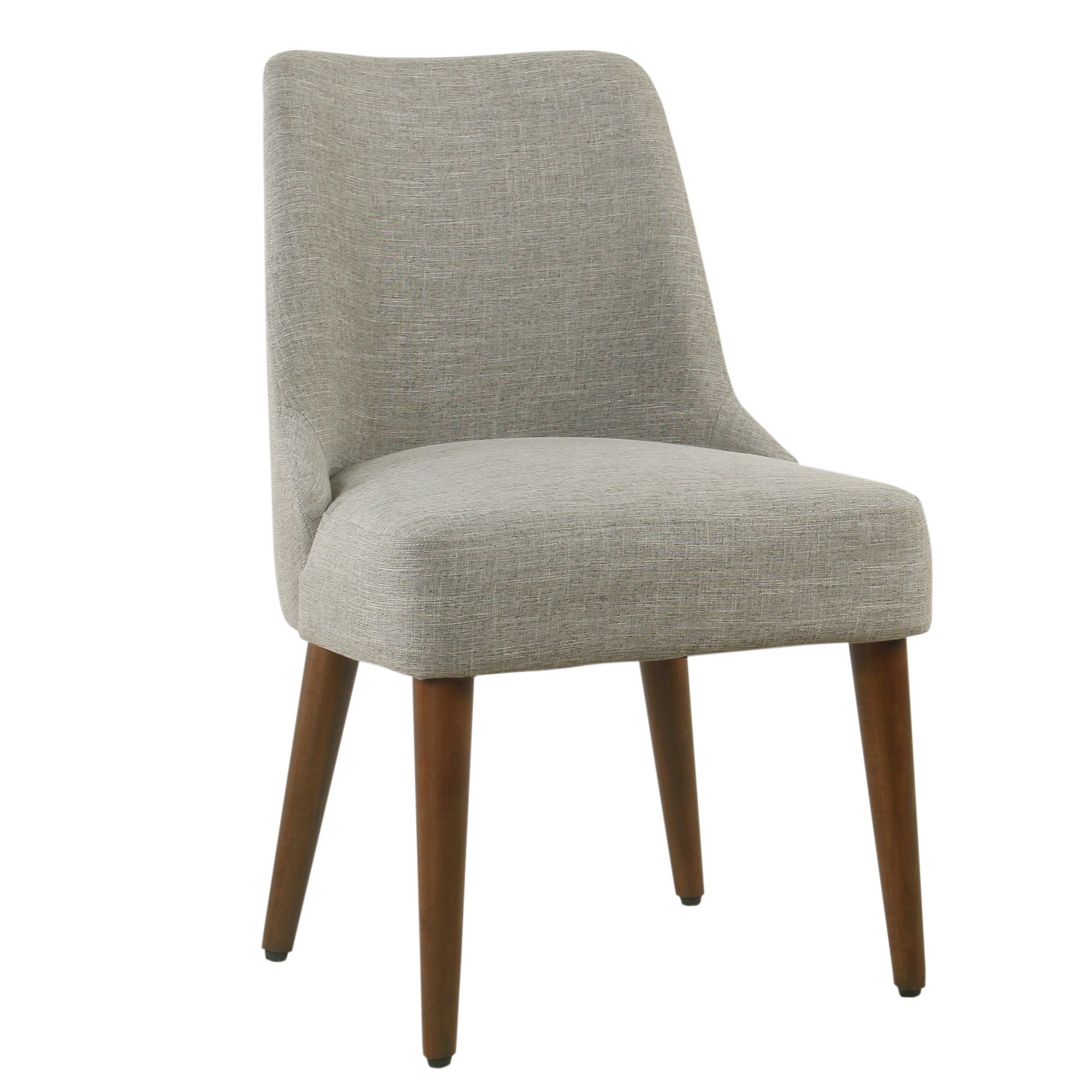 HomePop Hemet Gayle Side Chair, Neutral Light Gray