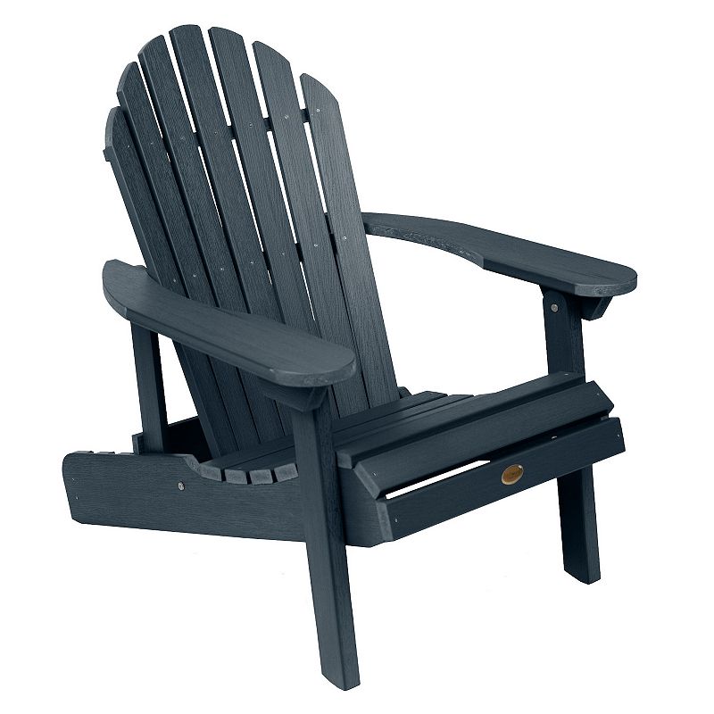 Highwood Hamilton Folding & Reclining Adirondack Chair, Blue