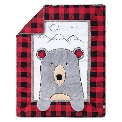 Trend Lab Peak-a-Bear 3 Piece Crib Bedding Set