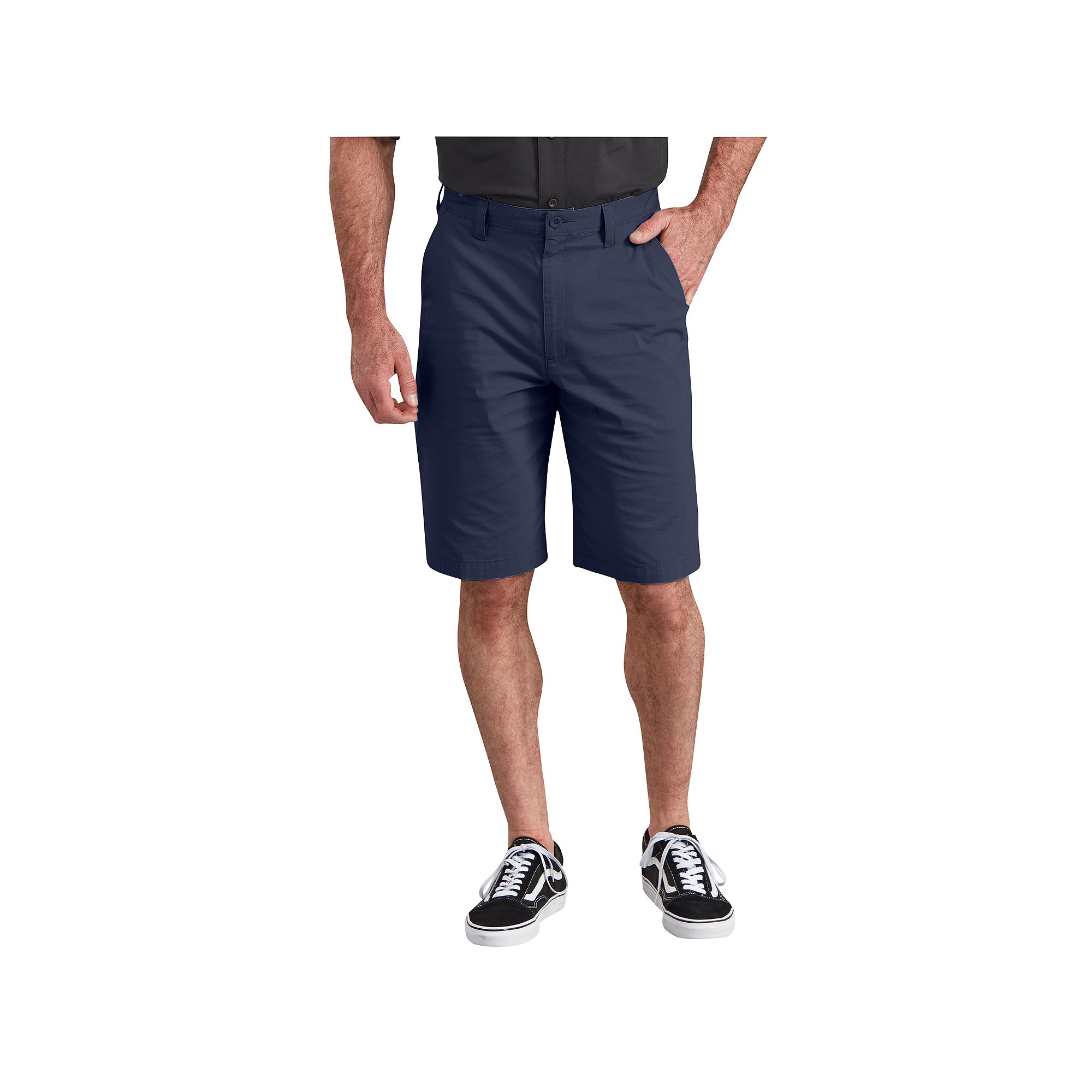 Mens Dickies 11-inch Performance Hybrid Utility Shorts, Size: 30, Blue