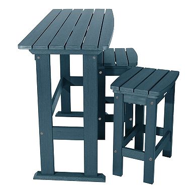 Highwood USA Lehigh 3-Piece Counter-Height Balcony Set