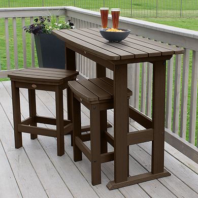 Highwood USA Lehigh 3-Piece Counter-Height Balcony Set