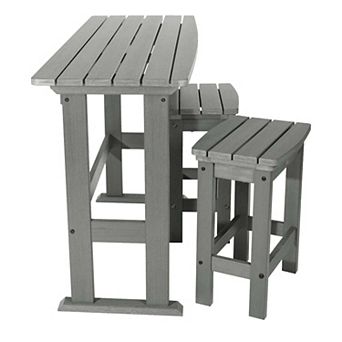 Highwood USA Lehigh 3 pc Counter-Height Balcony Set