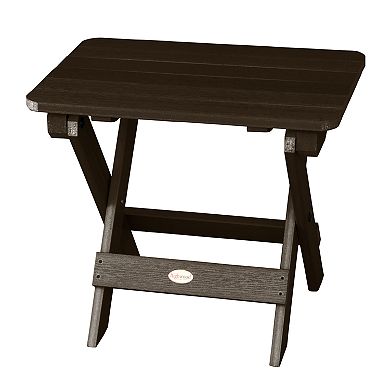 Highwood USA 2 Hamilton Deck Chairs with 1 Folding Side Table