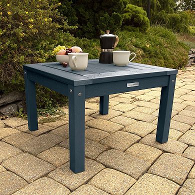 Highwood USA 2 Hamilton Deck Chairs with 1 Adirondack Side Table