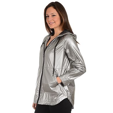 Women's Fleet Street Hooded Metallic Jacket