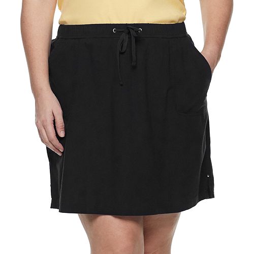 Plus Size Croft & Barrow® Jean Skort