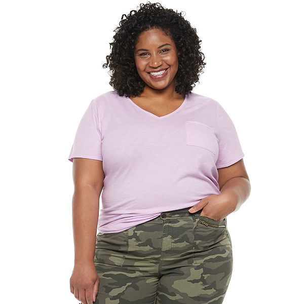 Plus Size EVRI™ Everyday V-Neck Tee