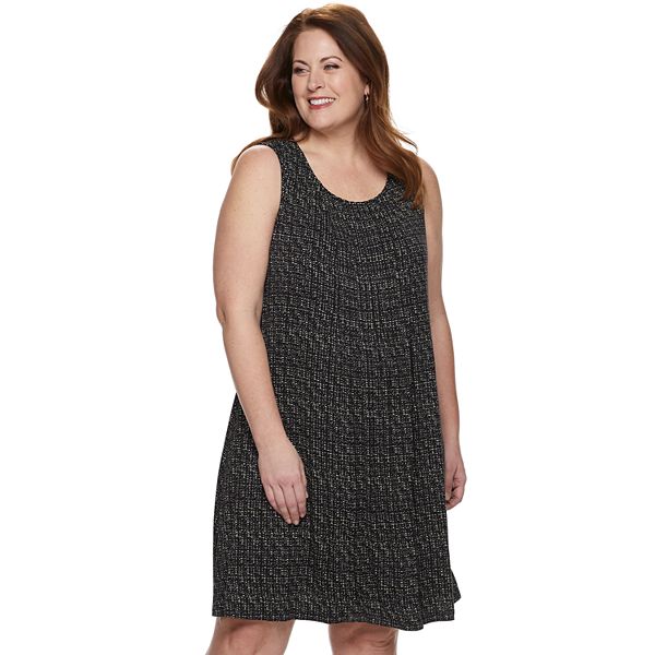 Plus Size Croft & Barrow® Pintuck Tank Dress