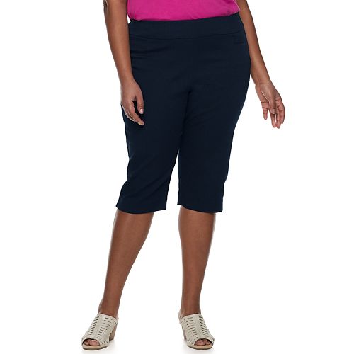 Plus Size Croft & Barrow® Effortless Stretch Skimmer Capris