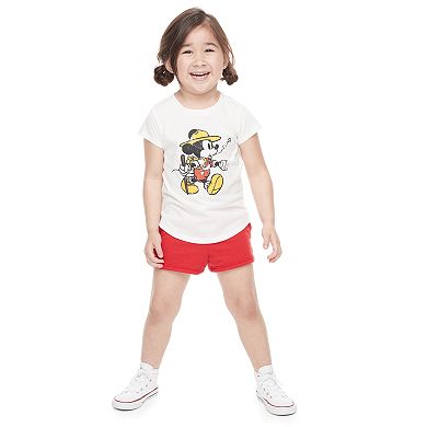 ​Disney's ​Mickey Mouse Toddler Girl Parks Graphic Tee by Family Fun™