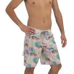 Croft and Barrow Island Collection Kohls Mens Swim Trunk 604 Sienna Board  Shorts