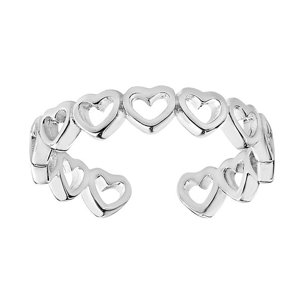 Heart hot sale toe ring