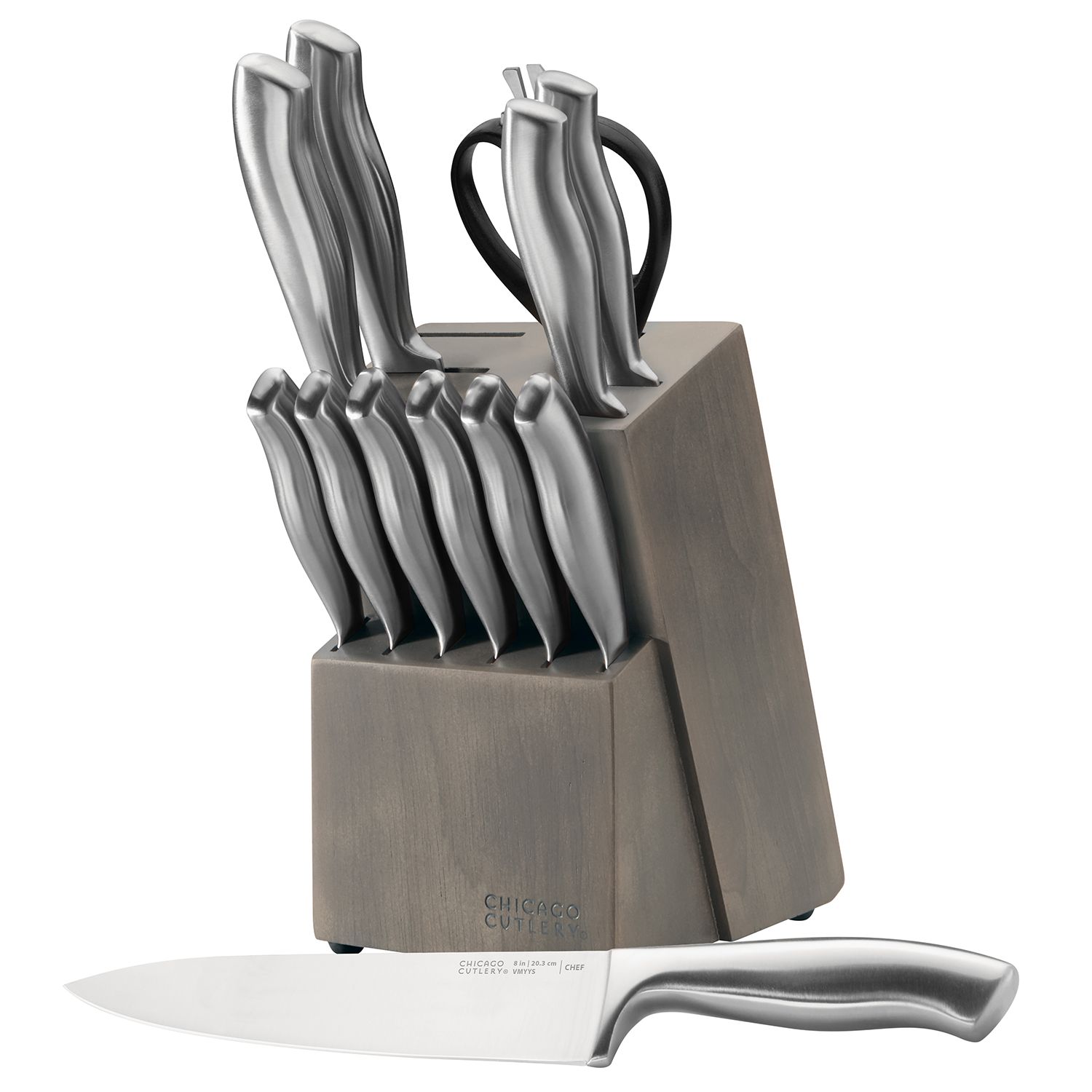 Hampton Forge Epicure Cool Grey 15Pc Block Set