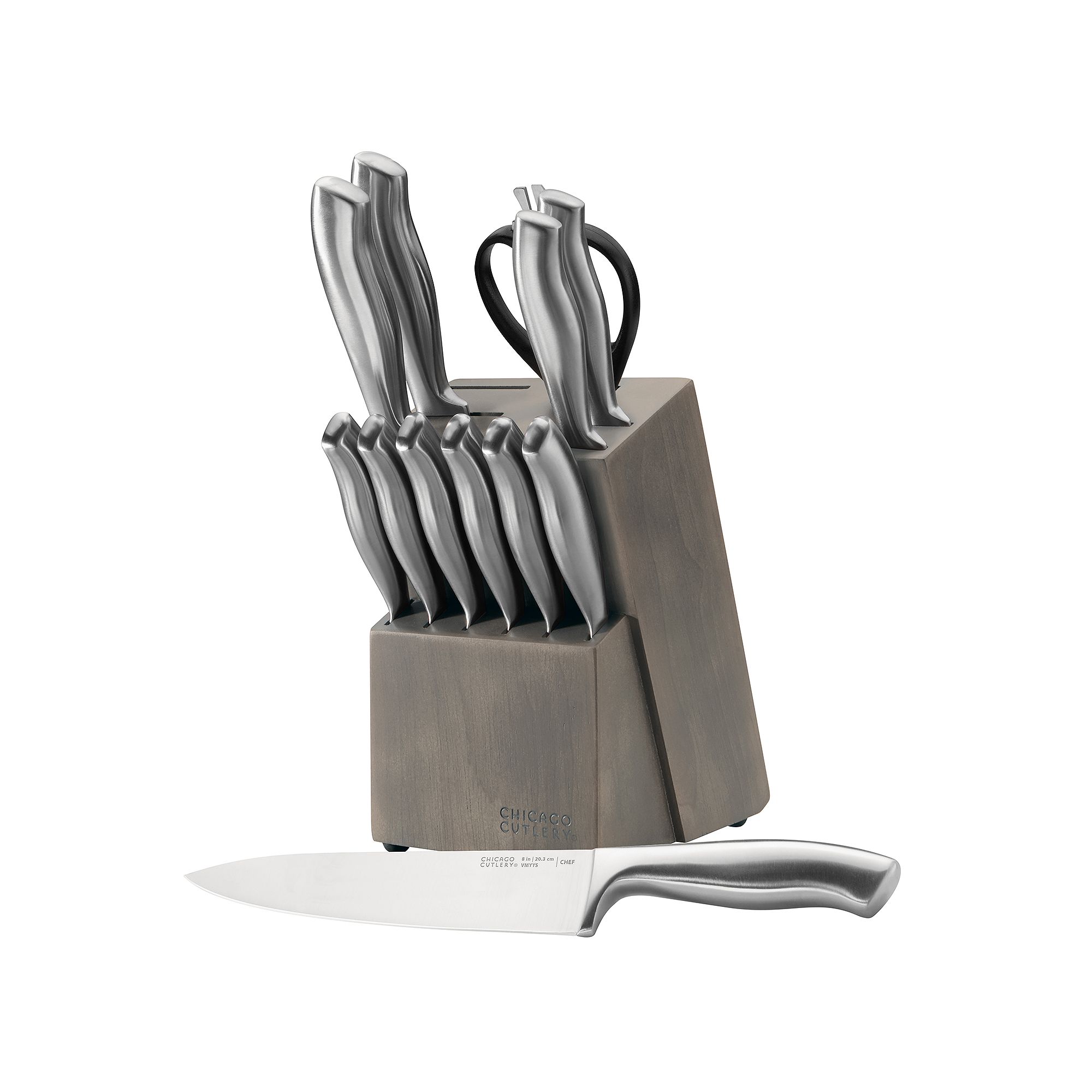 Chicago Cutlery Insignia Steel 13-pc. Knife Block Set, None