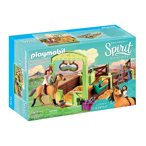 Dreamworks Spirit Lucky Spirit With Horse Stall Set By Playmobil