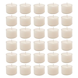 LumaBase 30 pc Extended Burn Tea Light Candles