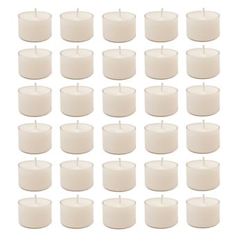 LumaBase 30 pc Extended Burn Tea Light Candles