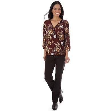 Women's Apt. 9® Cold Shoulder Surplice Top