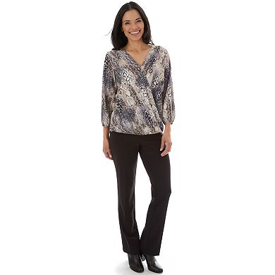 Women's Apt. 9® Cold Shoulder Surplice Top