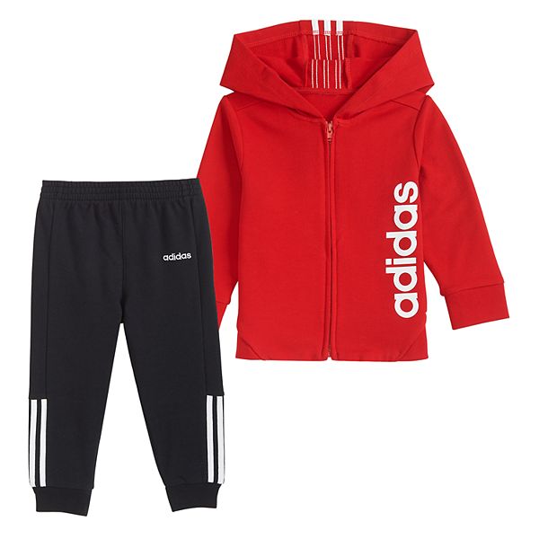 Baby Boy adidas FullZip Jacket & Pants Set
