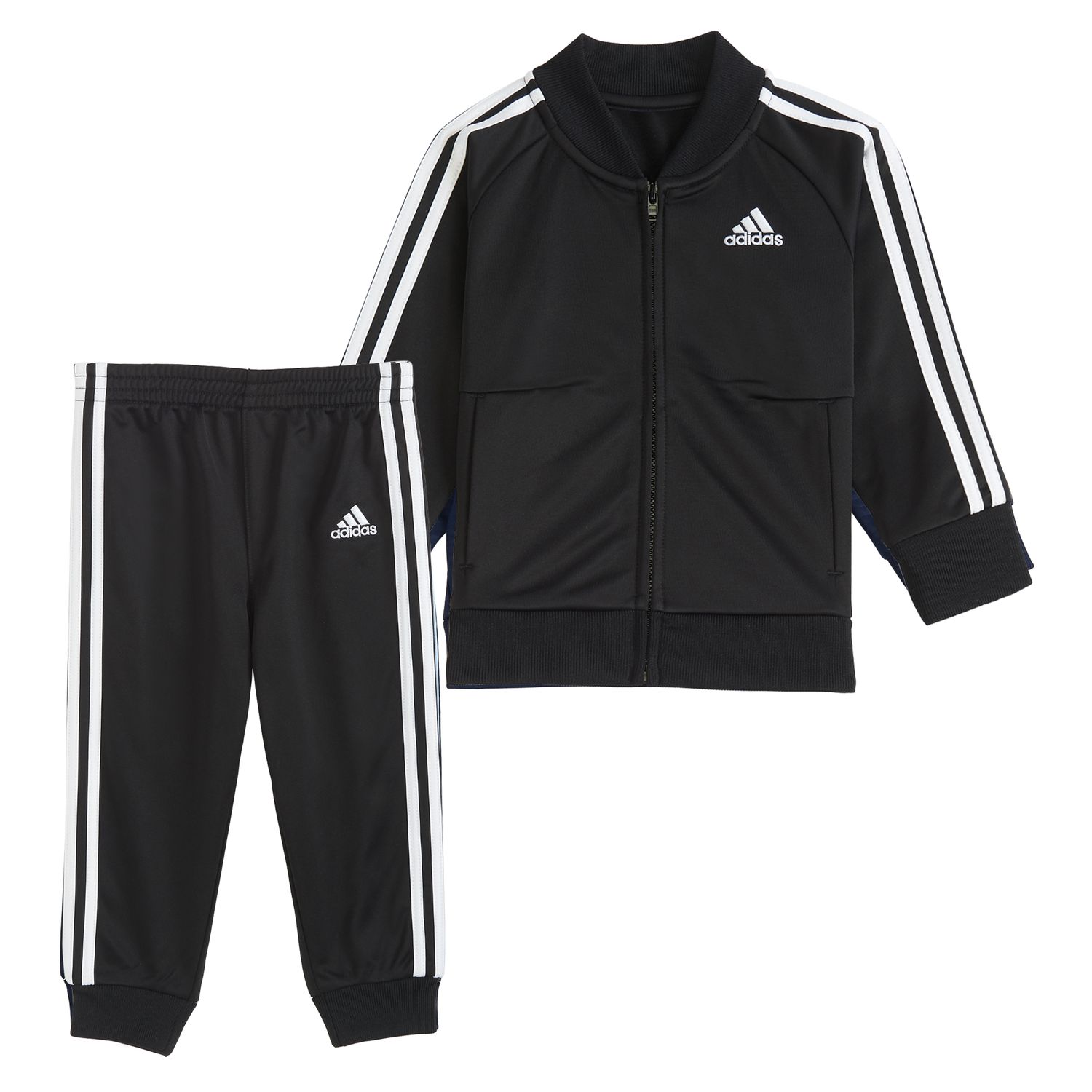 baby black adidas tracksuit