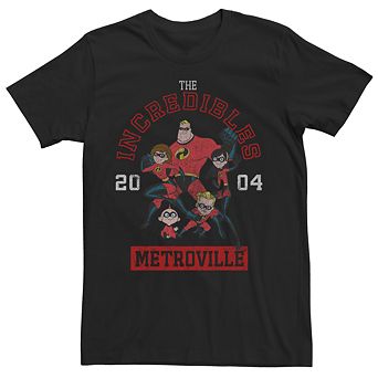 Disney / Pixar's The Incredibles Men's Family Metroville Group Shot Tee