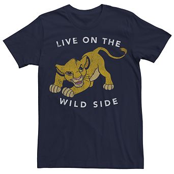 Men's Disney's The Lion King Simba Live On The Wild Side Tee