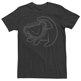 Men's Disney's The Lion King Simba Cave Painting Tee