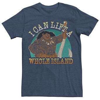 Men's Disney's Moana Maui I Can Lift A Whole Island Tee