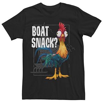 Men's Disney's Moana Hei Hei Boat Snack Tee