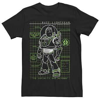Men's Disney / Pixar's Toy Story Buzz Lightyear Schematic Tee