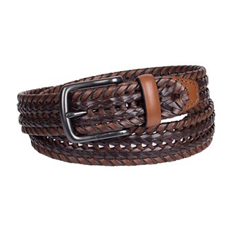 Men's Columbia Fully Adjustable Braided Casual Leather Belt