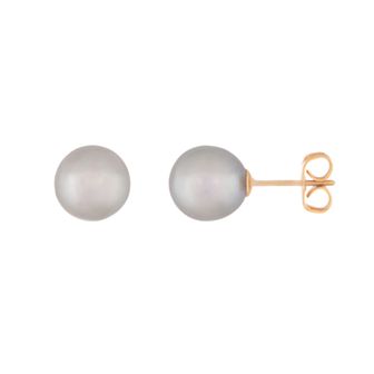 Splendid Pearls 14k Gold 6 mm Freshwater Cultured Pearl Stud Earrings