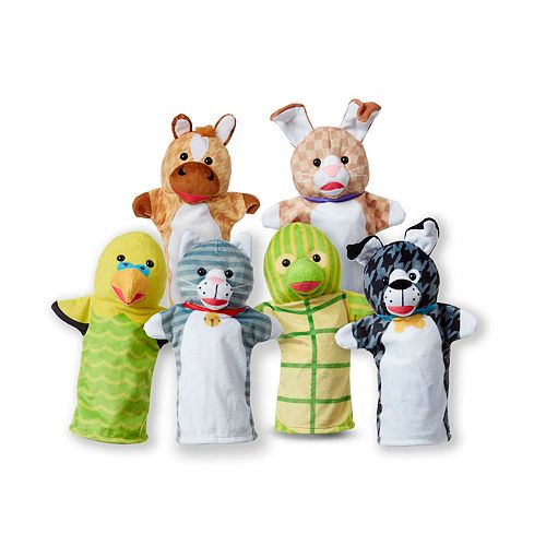 Melissa & Doug Pet Buddies Hand Puppets Set