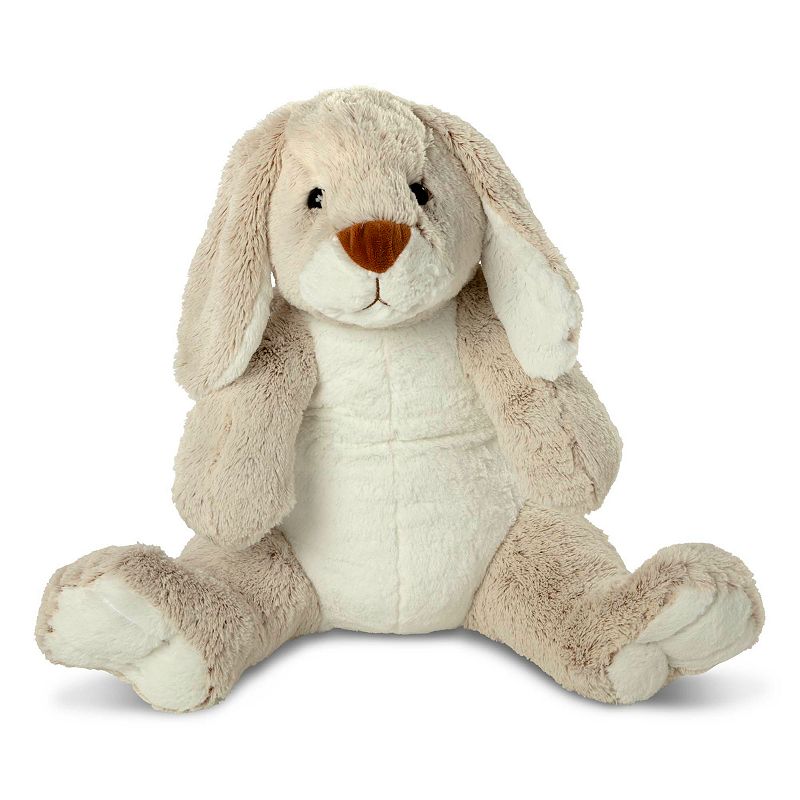 Melissa & Doug Jumbo Burrow Bunny Lop-Eared Rabbit Stuffed Plush Animal, Mu
