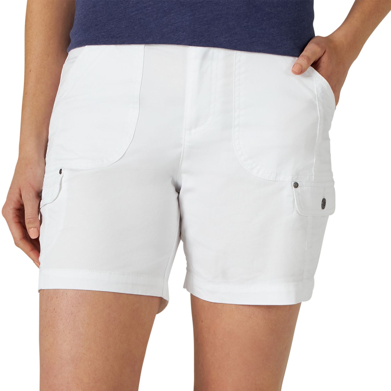 women's lee relaxed fit cargo shorts