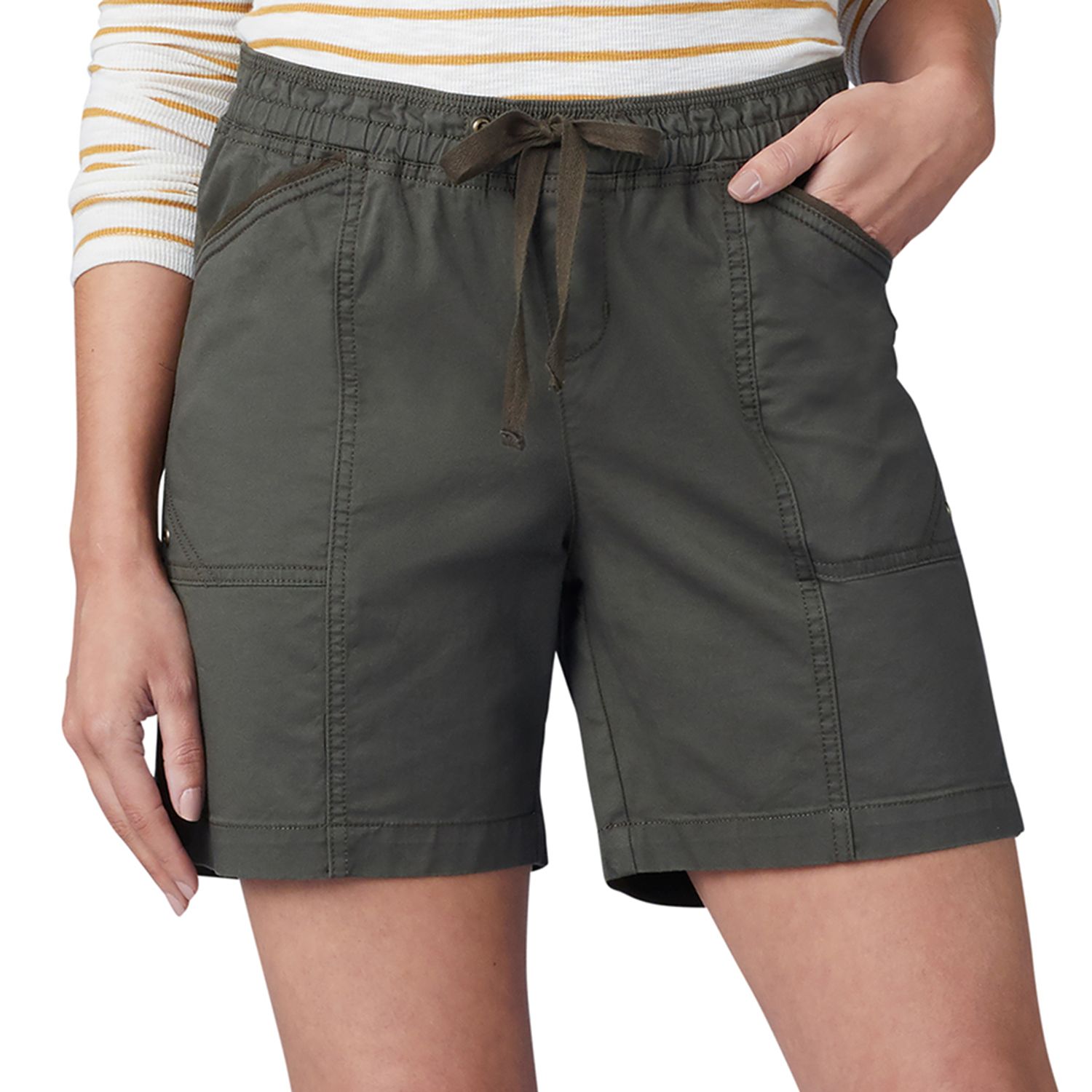 lee drawstring shorts