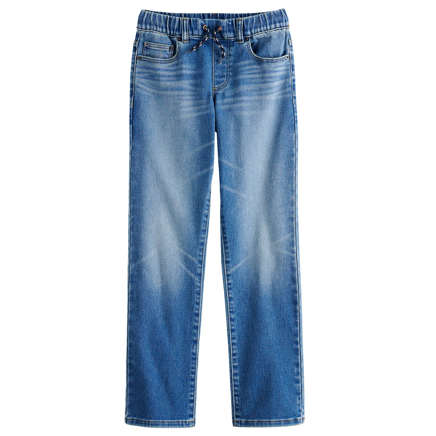 mens cropped tapered jeans