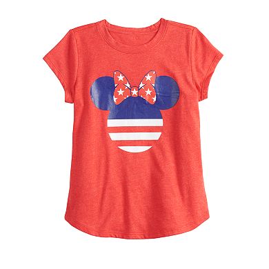 Disney's Minnie Mouse Girls 4-6x Americana Graphic Tee by Family Fun™