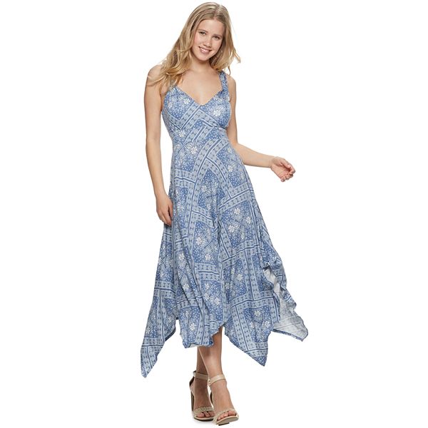 Juniors' American Rag Handkerchief Midi Dress