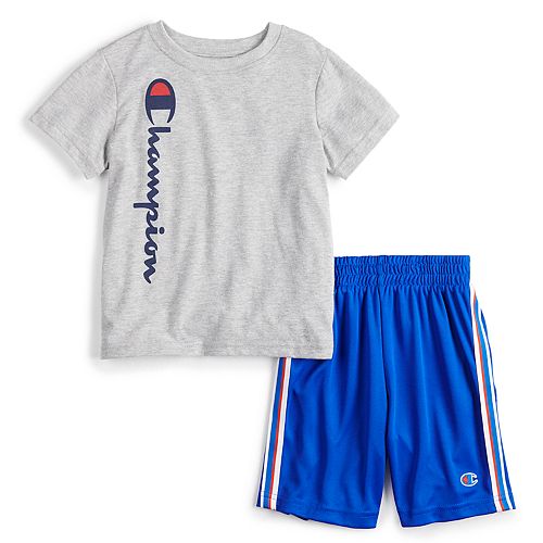 Boys 4-7 Champion Graphic Tee & Shorts Set