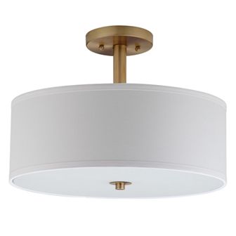 Safavieh Clara 3-Light Chrome Dia Drum Light