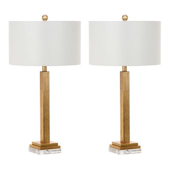 Safavieh 2 pc Perri Crystal Base Table Lamp Set