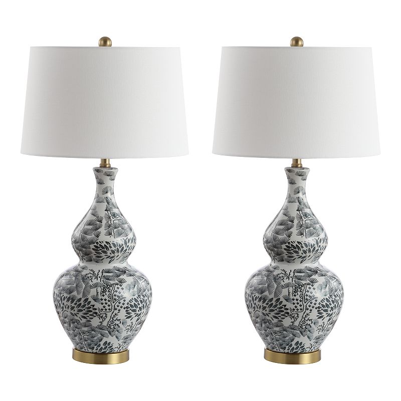 27631635 Safavieh 2-pc. Alder Table Lamp Set, Black sku 27631635